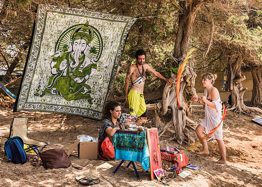 Hippies in Ibiza