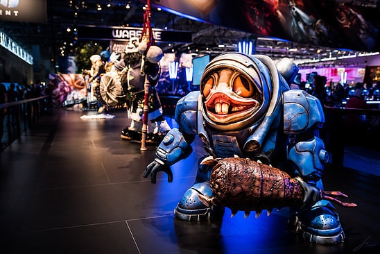 Gamescom 2015 - Blizzard characters